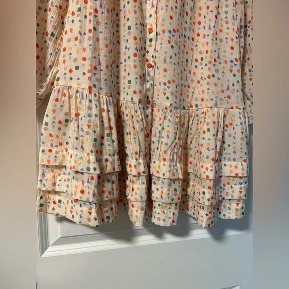 Anthropologie Cream Women's Top/dress in size medium - Picture 9 of 14